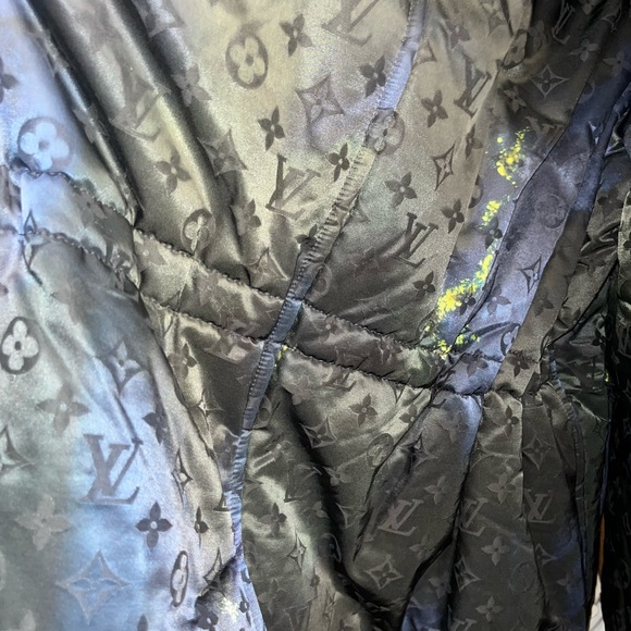 Louis Vuitton Black and Blue Monogram Jacket - Picture 7 of 10